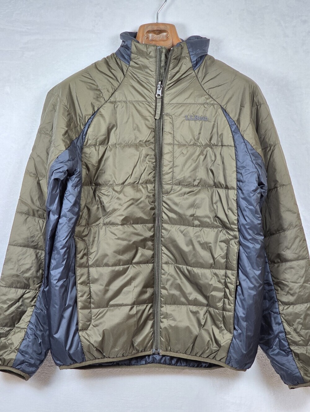​L.L. Bean Men's PrimaLoft Packaway Jacket Olive Green Puffer Gorpcore Sz.​S